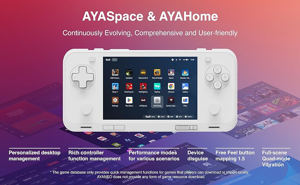 Android Handheld with 4.5 IPS Display and Hall Effect Joysticks