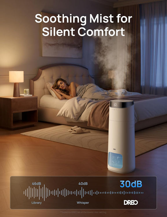 16L Large Room Cool Mist Humidifier with Smart Control and Self-Cleaning